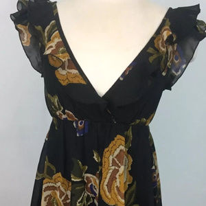American Rag City Womens yellow/black Dress sz-xs